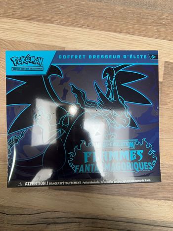 Etb Pokémon mega evolution 2 flammes fantasmagoriques avec défaut