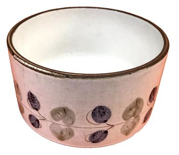 Saladier  Faïence de Niderviller (Moselle) Manufacture France Collection " Prunes "