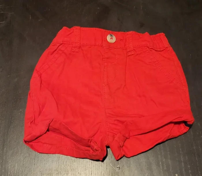 Short en toile 6 mois