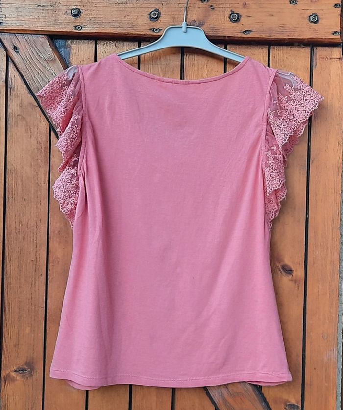 Blouse rose Naf-Naf, taille 34 - photo numéro 2
