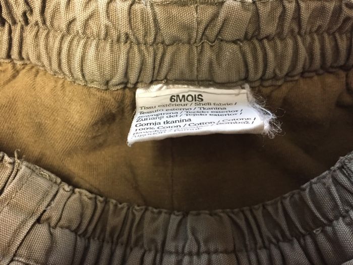 Pantalon kaki doublé - 6m - photo numéro 5