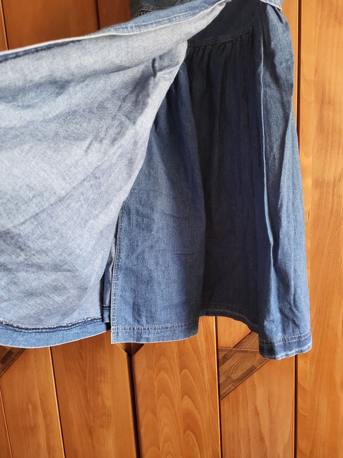 Robe portefeuille en jeans Taille 10 ans - photo numéro 2