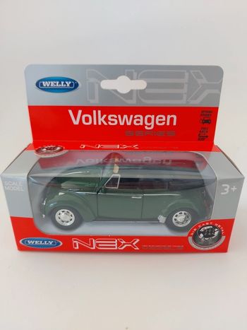 Volkswagen cox beetle - cabriolet- verte