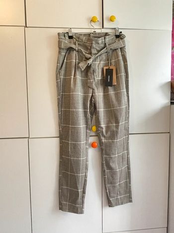 Pantalon à pinces quadrillé taille xs vero moda