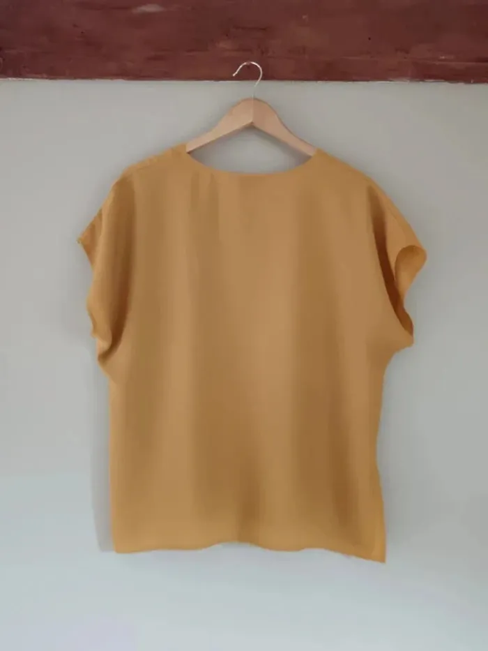 T-shirt jaune moutarde Picwick - photo numéro 6