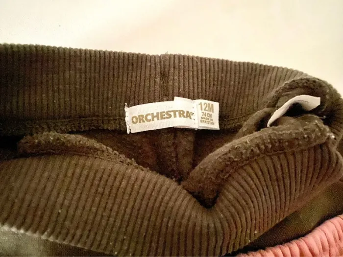 Lot bas de jogging x2 Mes Petits Cailloux et Orchestra taille 12 mois BE - photo numéro 7
