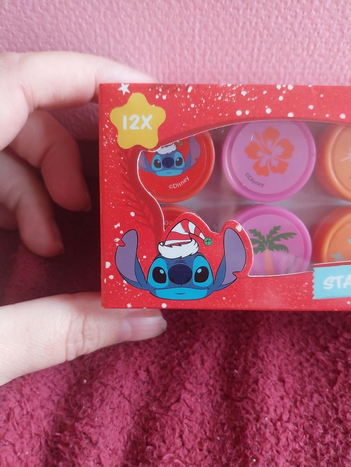 Set de 12 tampons de Noël stitch - photo numéro 2