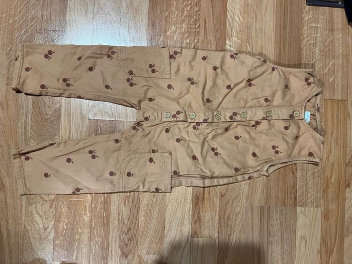 Salopette motif pomme taille 36 mois verbaudet