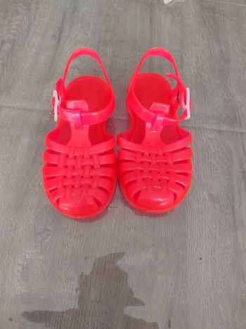 Sandales de plage fille rose P25