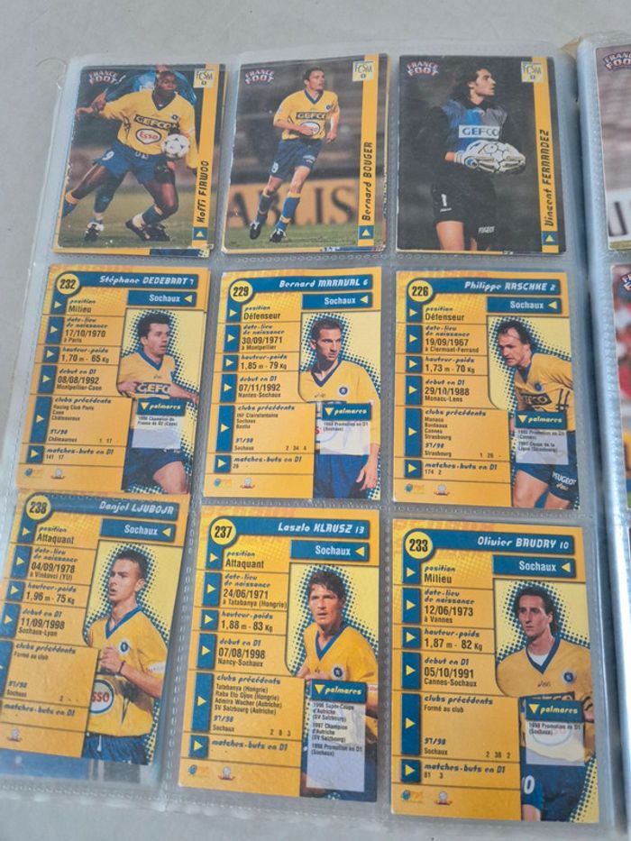 Lot 12 images France foot 1998/99 Sochaux - photo numéro 2
