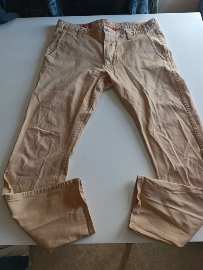 Pantalon jeans homme Chino Dockers by Levi's Strauss taille 44 coupe skinny rétro vintage