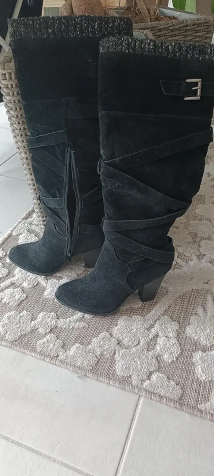 Bottes montantes talon - photo numéro 2