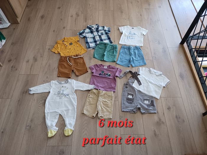 Lot été 6 mois comme neuf