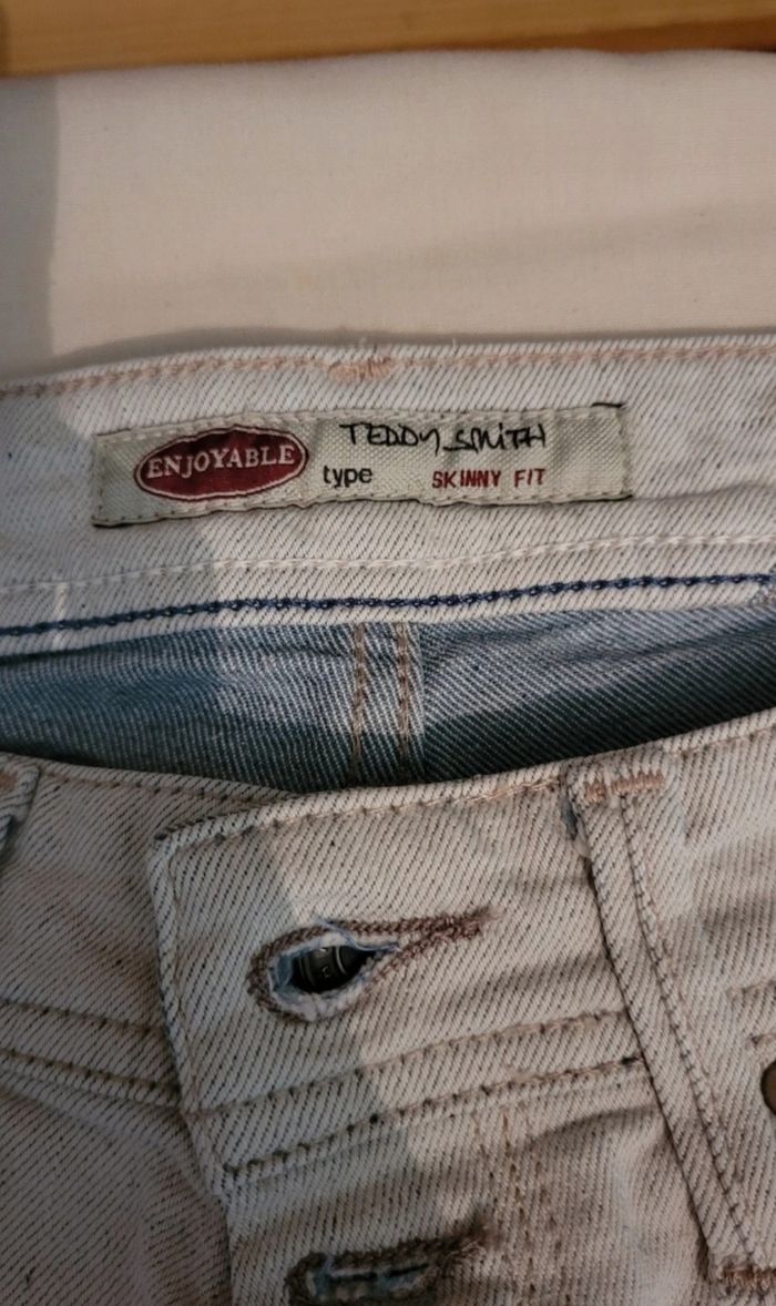 Jean blanc Teddy Smith - photo numéro 6