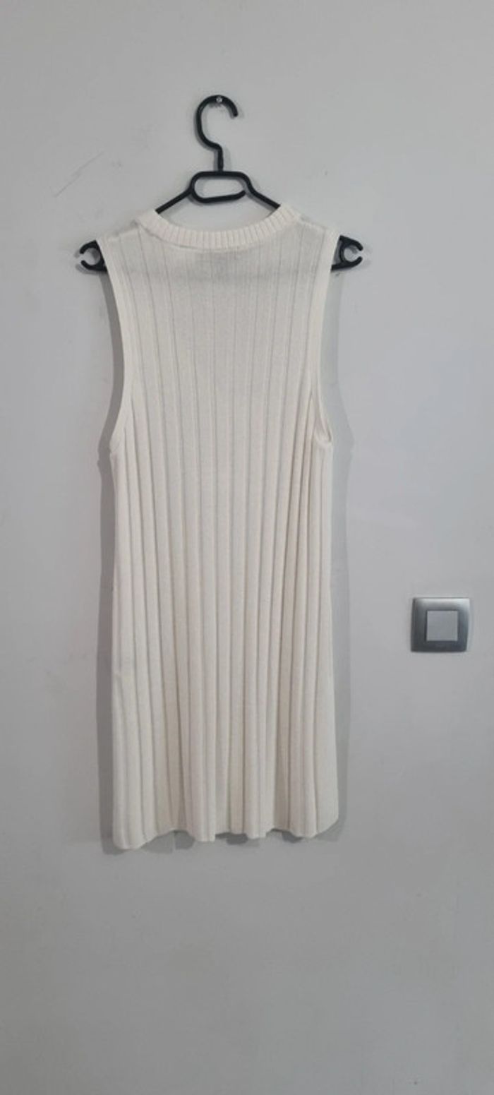 Robe en maille crème - photo numéro 3