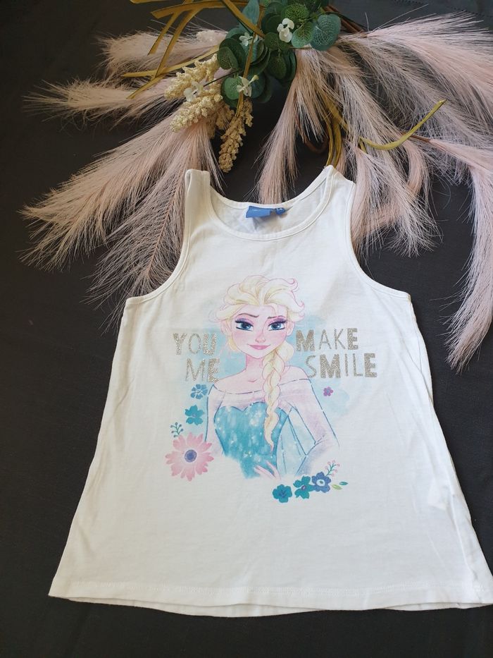 Debardeur reine de neige 7/8 ans