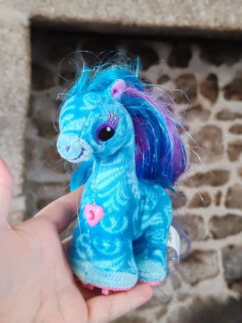 Zhuzhu pets cheval bleu