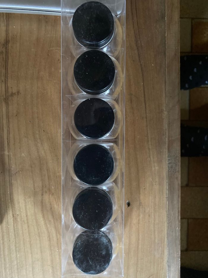 Lot de 6 mini bocaux en verre transparent