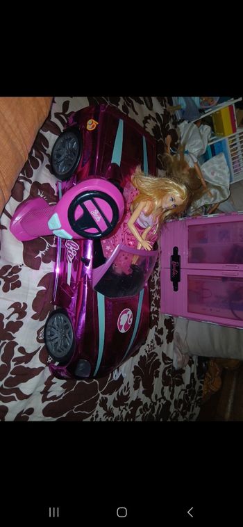 Voiture télécommande barbie