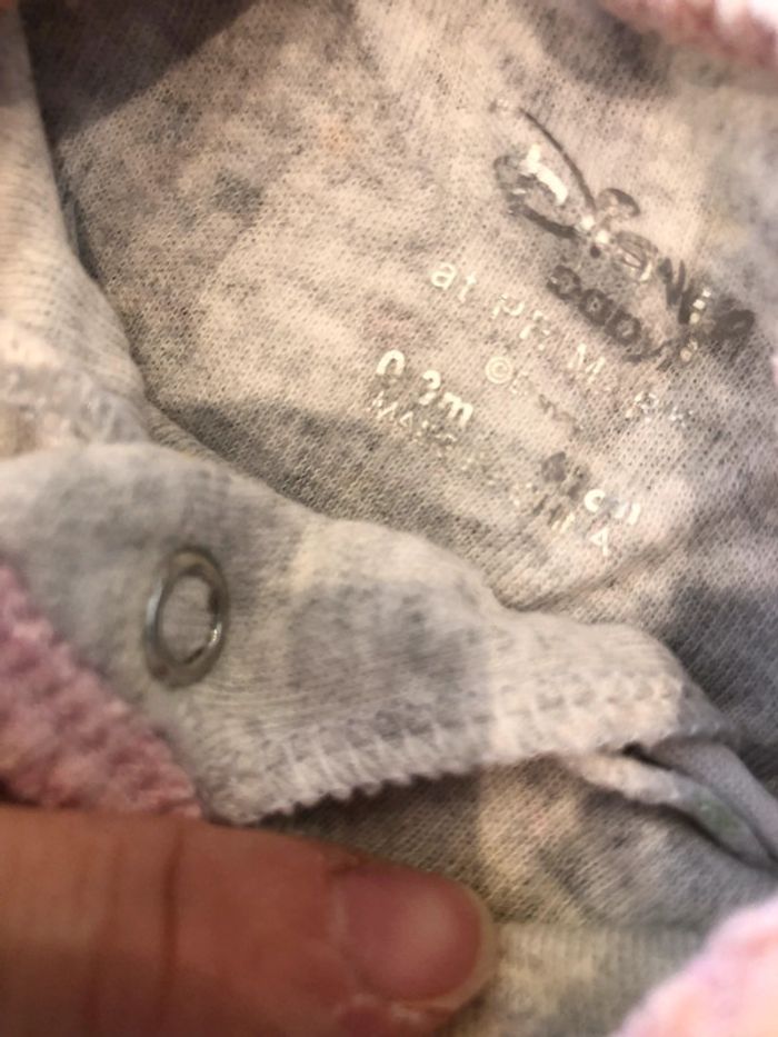 Pyjama Minnie Disney 0/3 mois - photo numéro 3