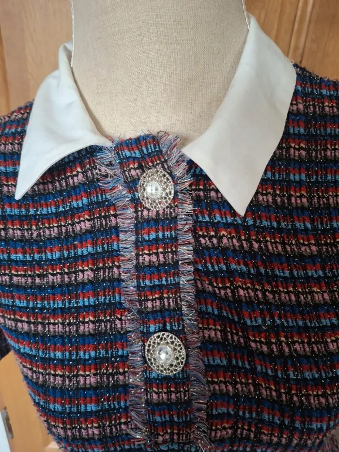 Robe Zara tweed taille M - photo numéro 2