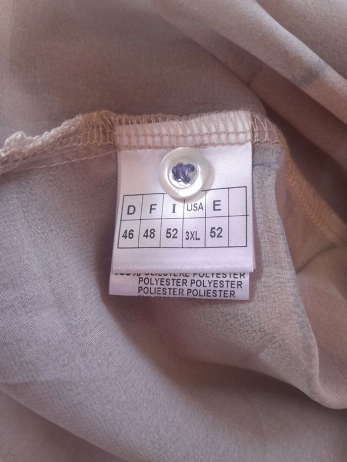 Chemisier voile manche courte Diambre made in italy - photo numéro 4