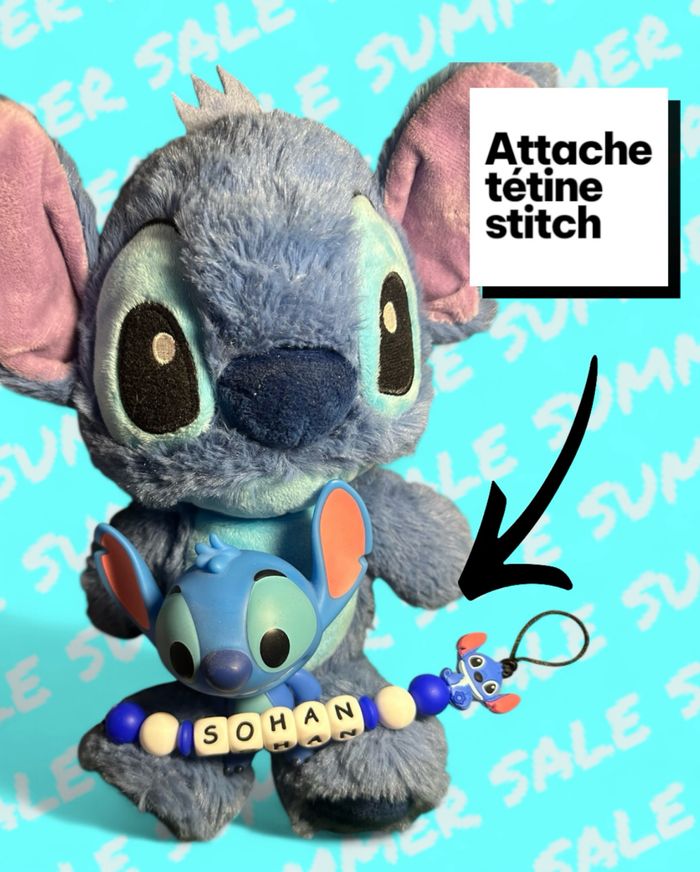 Attache tétine anneau de dentition etc personnalisée plusieurs modèle de disponible Disney vintage - photo numéro 3