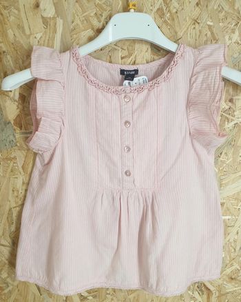 Blouse manches courtes 4 ans