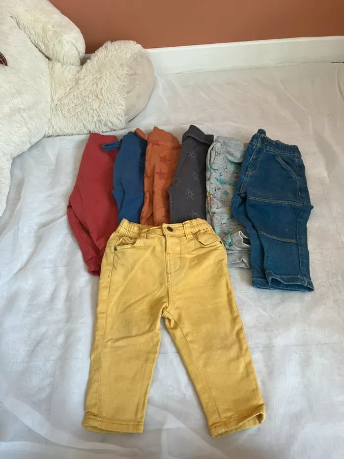 Lot 32 vêtement garçon taille 12 mois - photo numéro 5