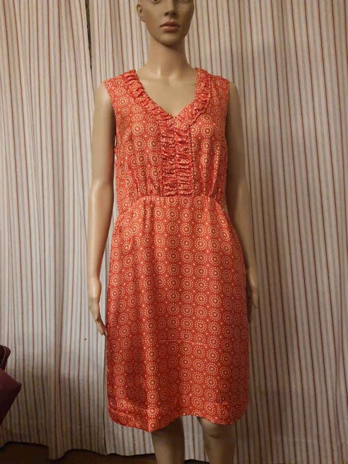 Jolie Robe Nougat London 100%soie taille 3 - photo numéro 2