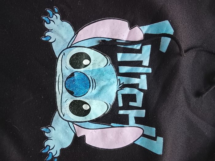 Sweat à capuche Stitch pour enfants Taille 130 - photo numéro 3