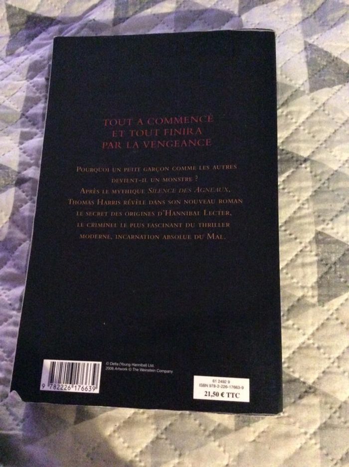#Hannibal lecter Thomas Harris - photo numéro 3