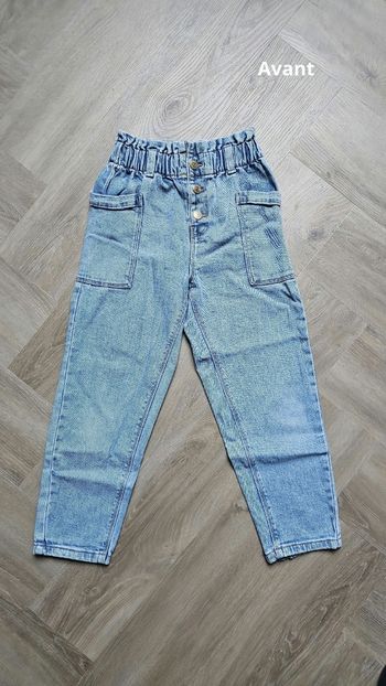 Jean Mom 8 ans tape à l oeil