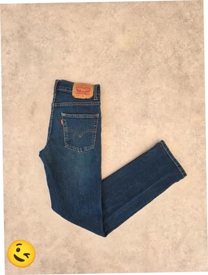 Jeans Levi's 511 W27 FR36 L27 coupe skinny bleu Femme Women pan234b