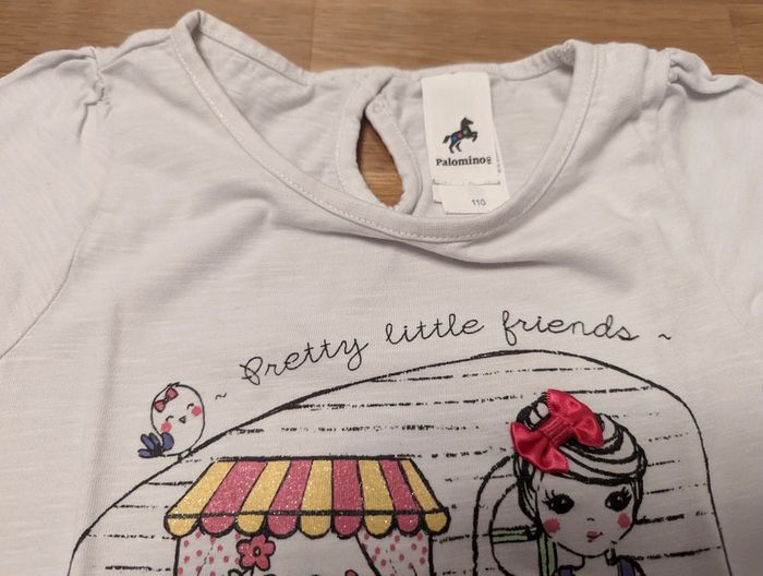 T-shirt fille 5-6 ans Palomino - photo numéro 3