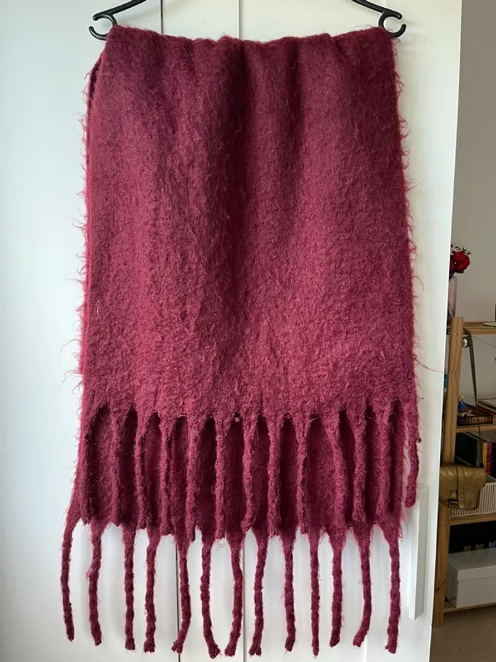 Écharpe bordeaux