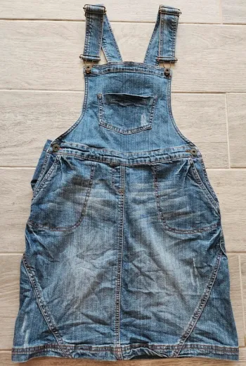 Robe en jean de grossesse t38