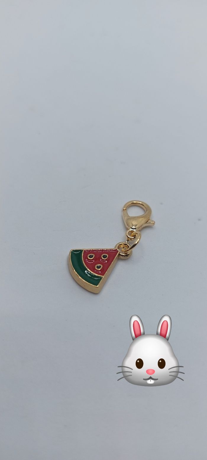 Lot de 10 Charms fruit  avec attache - photo numéro 8