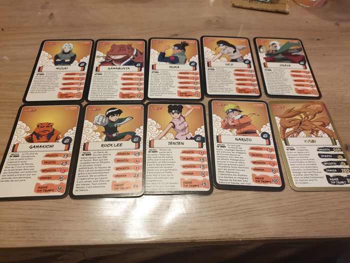 Lot Cartes Naruto
