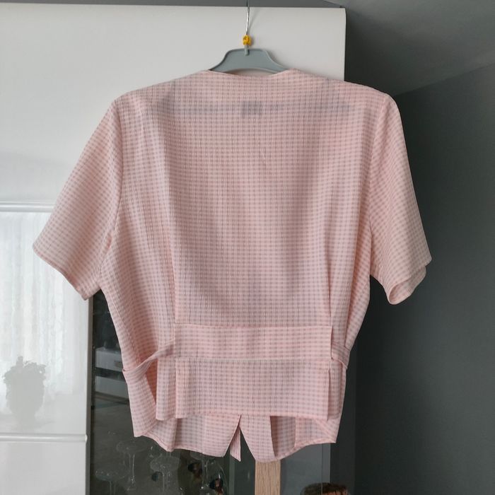 Chemisier rose et blanc - photo numéro 2