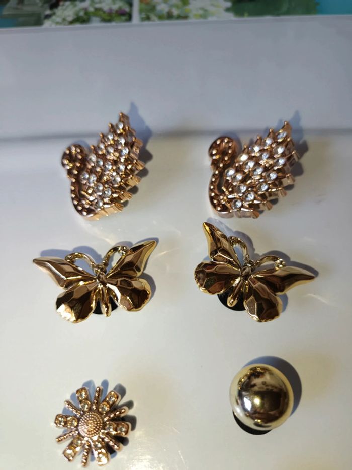Lot de 9 clips à chaussures