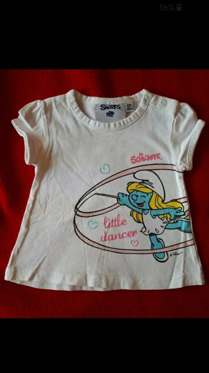 👚 T-shirt manches courtes 6 mois