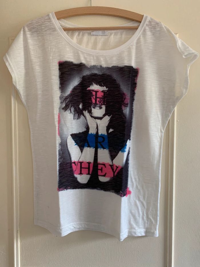 T-shirt Promod blanc T40