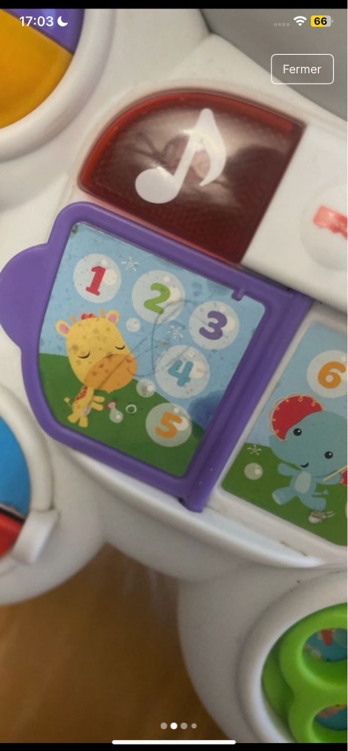 Trotteur zèbre Fisher price - photo numéro 2
