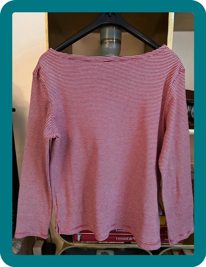 T-shirt marinière col bateau 12 ans - Petit Bateau - photo numéro 2