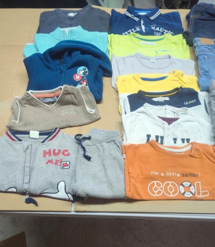 Lot vêtements garçon hiver taille 6 mois - photo numéro 2