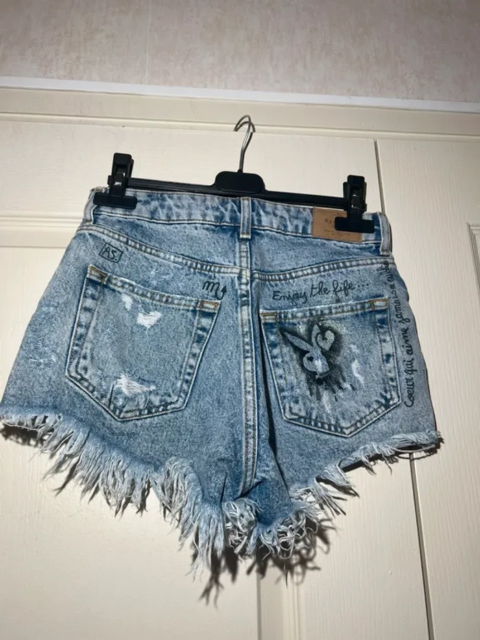 Shorts Jeans Bershka vintage - photo numéro 3