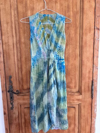 Robe longue décolletée