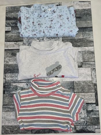 Lot de bodie colis roulé 12 mois -tex