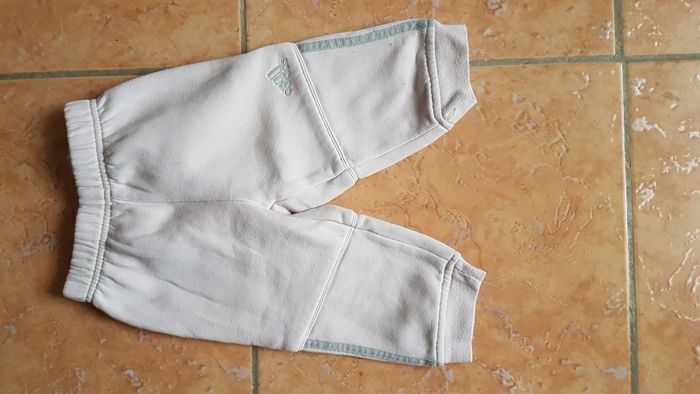 Pantalon de jogging Adidas bébé 12 mois rose pâle - photo numéro 1